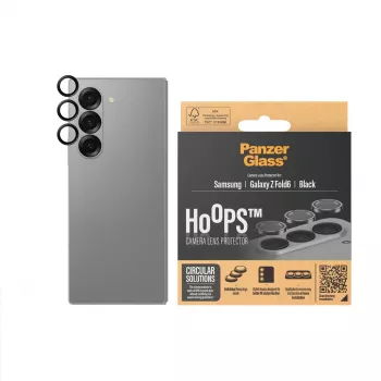 PanzerGlass ® Hoops® fotoaparato objektyvo apsauga, juoda, Samsung Galaxy Z Fold6