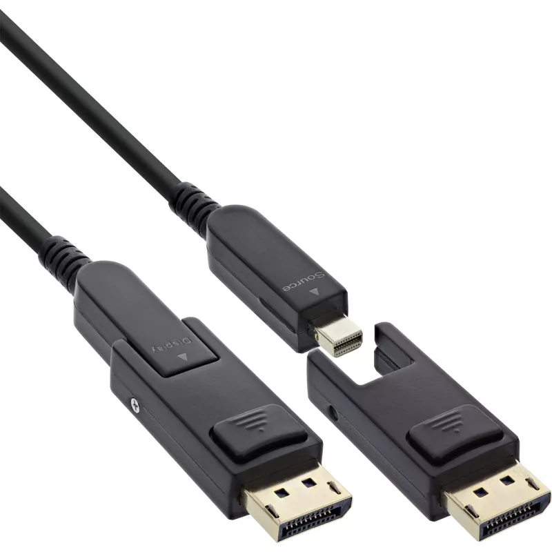 InLine 17250O DisplayPort kabelis 50 m Mini DisplayPort / DisplayPort juodas