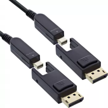 InLine 17250O DisplayPort kabelis 50 m Mini DisplayPort / DisplayPort juodas