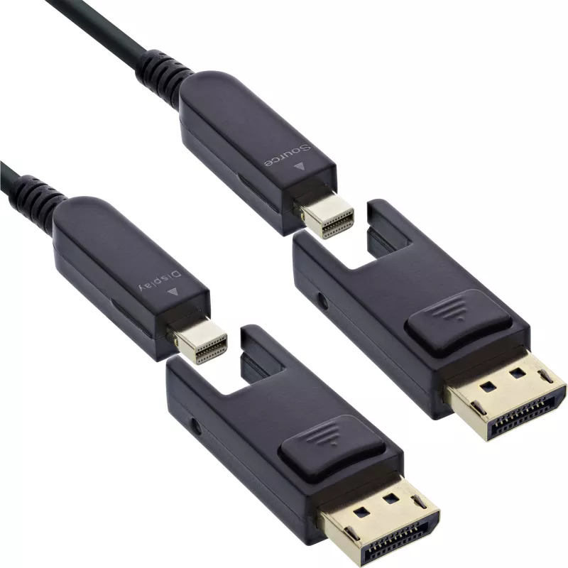 InLine 17250O DisplayPort kabelis 50 m Mini DisplayPort / DisplayPort juodas