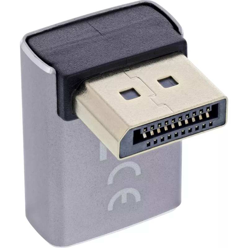 InLine 17291G laido jungties adapteris DisplayPort pilka, juoda