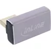 DisplayPort lyties keitiklis InLine 17291I pilkas juodas auksuotas