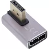 DisplayPort lyties keitiklis InLine 17291H Pilka Juoda Auksuotas