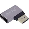 InLine 17291D laido jungties adapteris DisplayPort Pilka, juoda