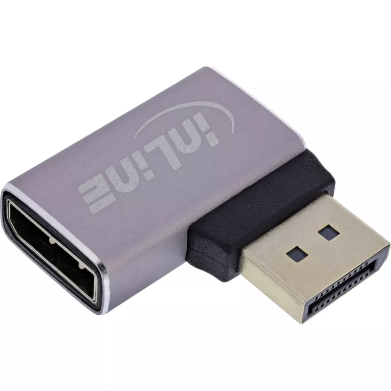 InLine 17291D laido jungties adapteris DisplayPort Pilka, juoda