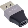InLine 17291B kabelio jungties adapteris DisplayPort Mini DisplayPort Juoda, Pilka