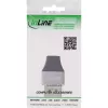 InLine 17291B kabelio jungties adapteris DisplayPort Mini DisplayPort Juoda, Pilka