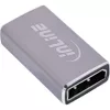 DisplayPort lyties keitiklis InLine 17291A pilkas, paauksuoti kontaktai