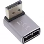 InLine 17291F kabelio lyties keitiklis DisplayPort Mini DisplayPort Pilka Juoda
