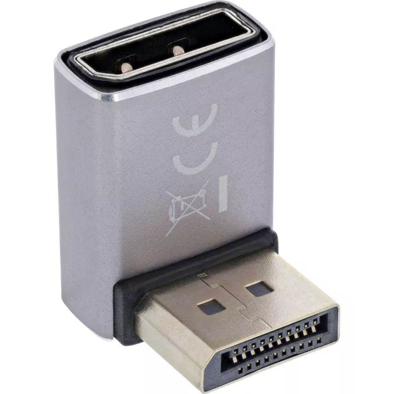 InLine 17291F kabelio lyties keitiklis DisplayPort Mini DisplayPort Pilka Juoda