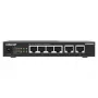 QNAP QSW-2104-2T-R2 tinklo komutatorius Nevaldomas 10G Ethernet (100/1000/10000) Stalinis Juoda