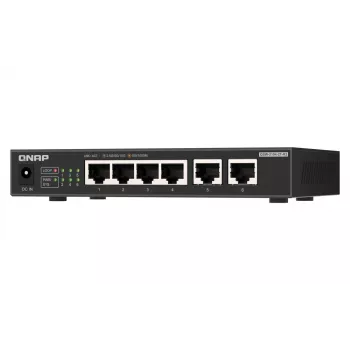 QNAP QSW-2104-2T-R2 tinklo komutatorius Nevaldomas 10G Ethernet (100/1000/10000) Stalinis Juoda