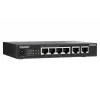 QNAP QSW-2104-2T-R2 tinklo komutatorius Nevaldomas 10G Ethernet (100/1000/10000) Stalinis Juoda