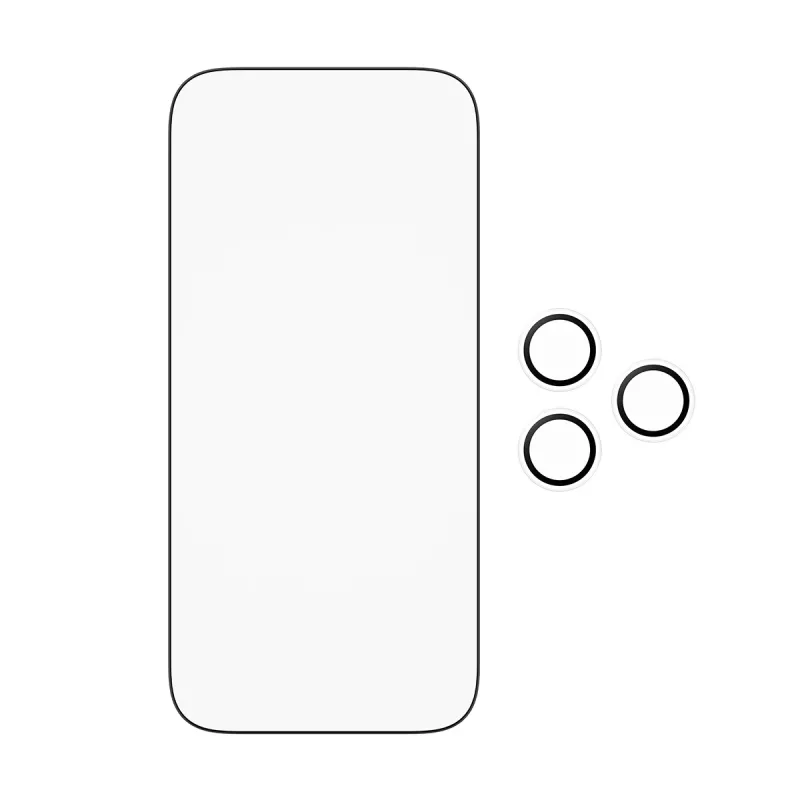 PanzerGlass 2-in-1 Essentials Bundle iPhone 17 Pro atsparus įbrėžimams ir smūgiams