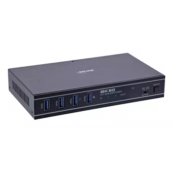 InLine 57885C KVM jungiklis montavimui į stelažą, juodas