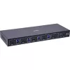 InLine 57885D KVM jungiklis montavimui į stelažą, juodas