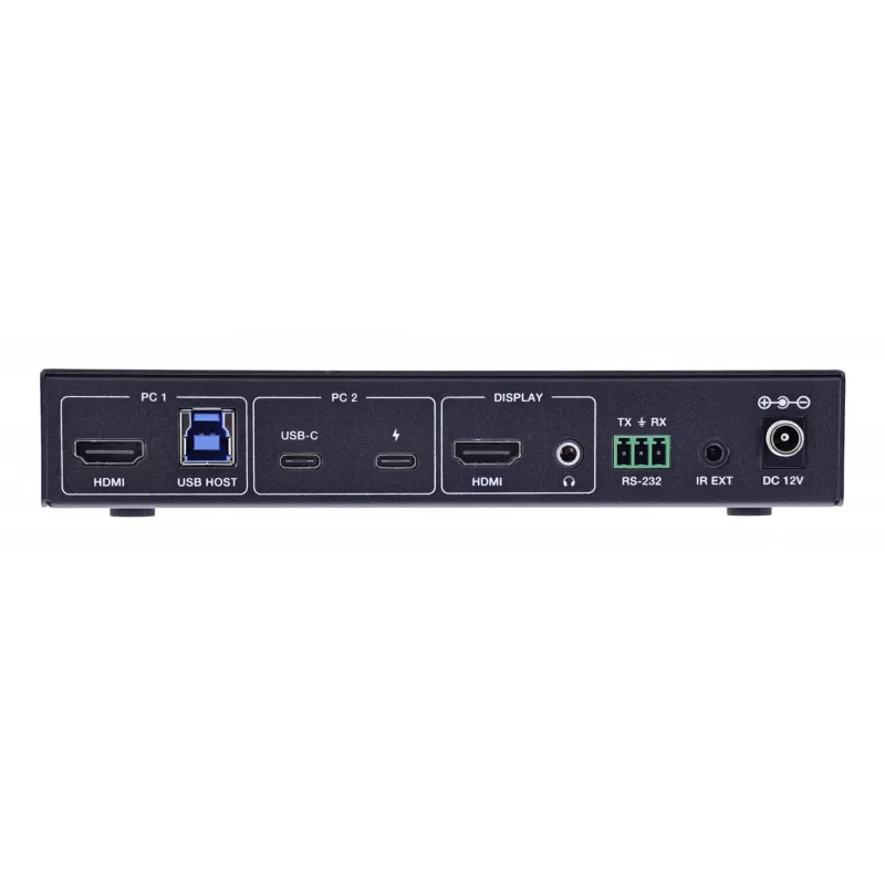 InLine 57885E KVM jungiklis montavimui į stelažą, juodas