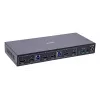 InLine 57885H KVM jungiklis montavimui į stelažą, juodos spalvos