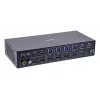 InLine 57885I KVM jungiklis montavimui į stelažą, juodas