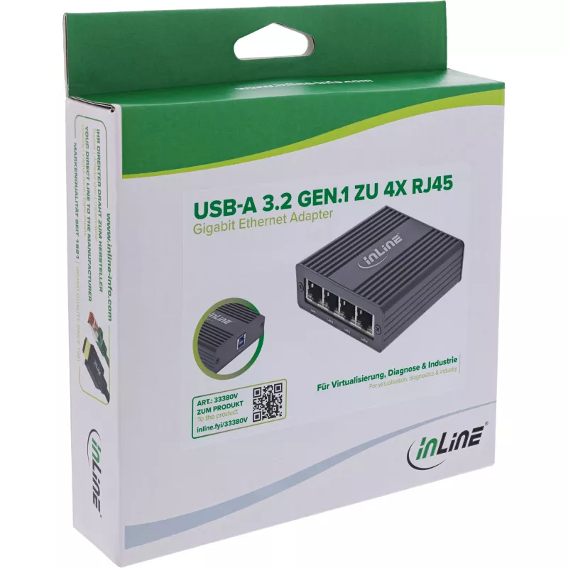 InLine 33380V tinklo plokštė Ethernet 1000 Mbit/s