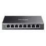 TP-Link Omada ES208GP tinklo komutatorius valdomas L2 Gigabit Ethernet (10/100/1000) Maitinimas per eternetą (PoE) DIN bėgelis juoda