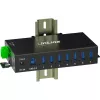 InLine 35396B sąsajų šakotuvas USB 3.2 Gen 1 (3.1 Gen 1) Type-B 5000 Mbit/s juodas