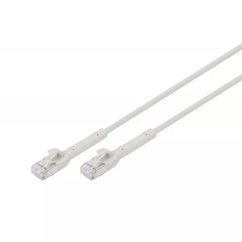 Digitus CAT 6A F-FTP lankstus komutacinis kabelis, varinis, 1,5 m, pilkas