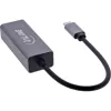 InLine 33380Q RJ-45 adapteris USB Type-C kištukas 1 Gbit/s pilkas