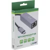 InLine 33380Q RJ-45 adapteris USB Type-C kištukas 1 Gbit/s pilkas