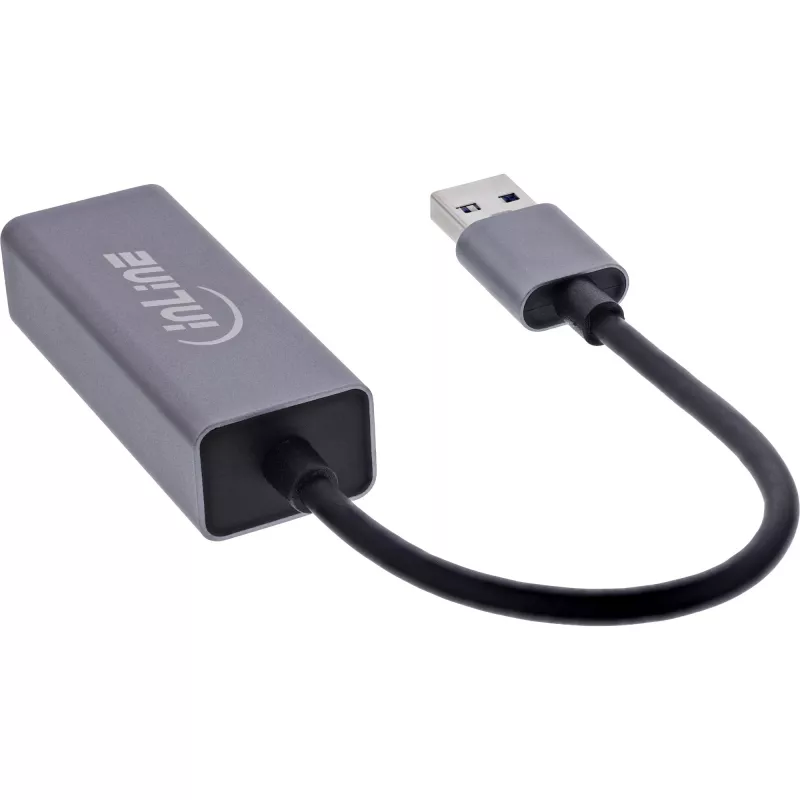 InLine 33380P sąsajos kortelės / adapteris RJ-45 USB Type-A (vyriškas) 1 Gbit/s