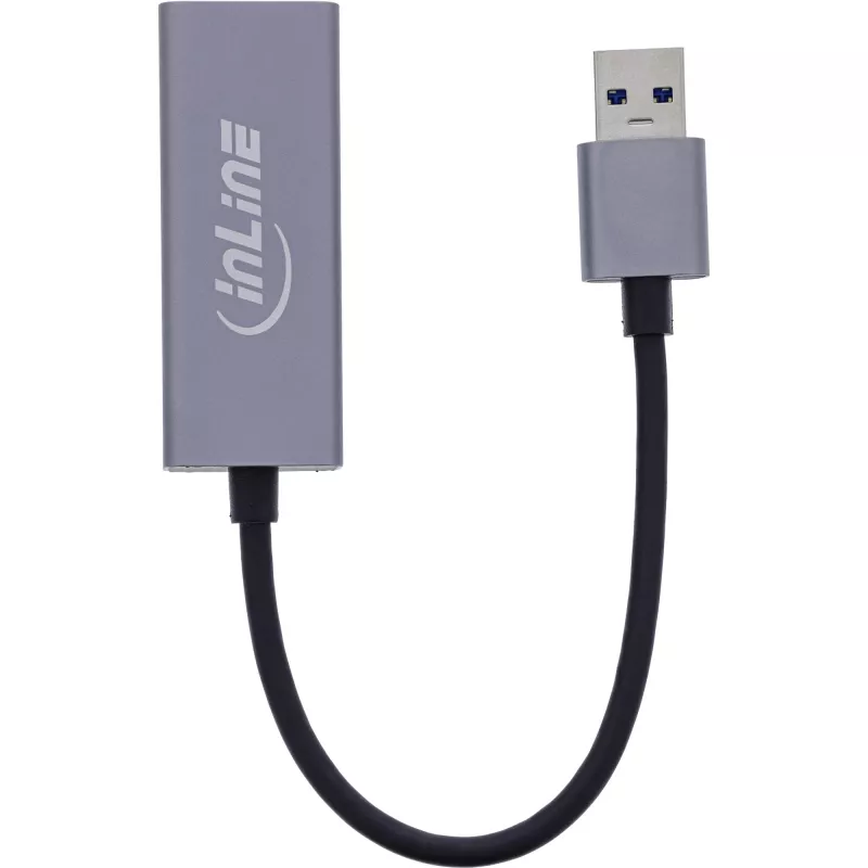 InLine 33380P sąsajos kortelės / adapteris RJ-45 USB Type-A (vyriškas) 1 Gbit/s