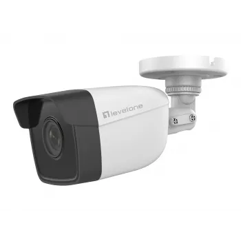 LevelOne GEMINI fiksuoto IP tinklo kamera, 2 megapikselių, H.265, 802.3af PoE, IR šviesos diodai, vidaus / lauko
