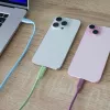 USB laidas InLine 35891P 1 m USB C Violetinis USB 2.0 0,48 Gbit/s