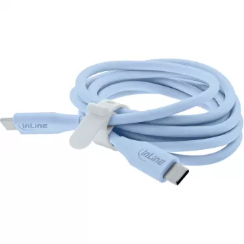 InLine 35891B USB laidas USB 2.0 1 m USB C Mėlynas