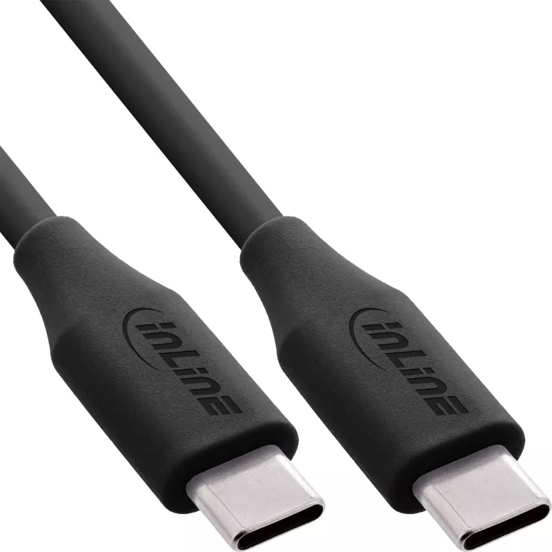 InLine 35891 USB kabelis USB 2.0 1 m USB C juodas