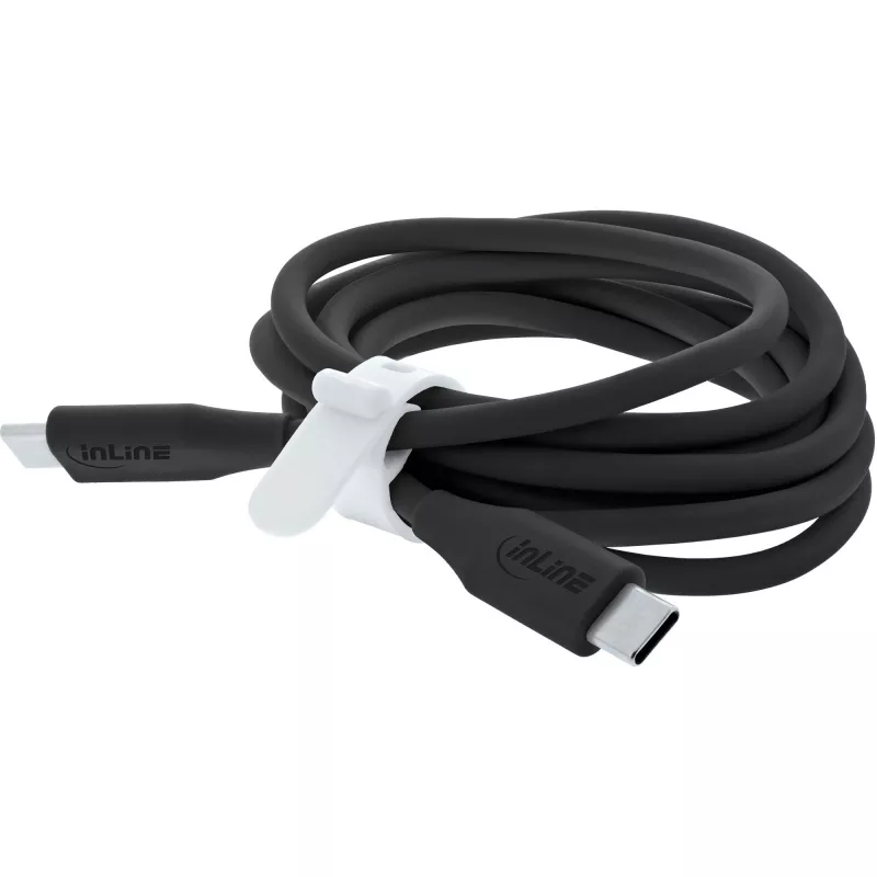 InLine 35891 USB kabelis USB 2.0 1 m USB C juodas