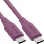 InLine 35895P USB laidas USB 2.0 0,5 m USB C Violetinė