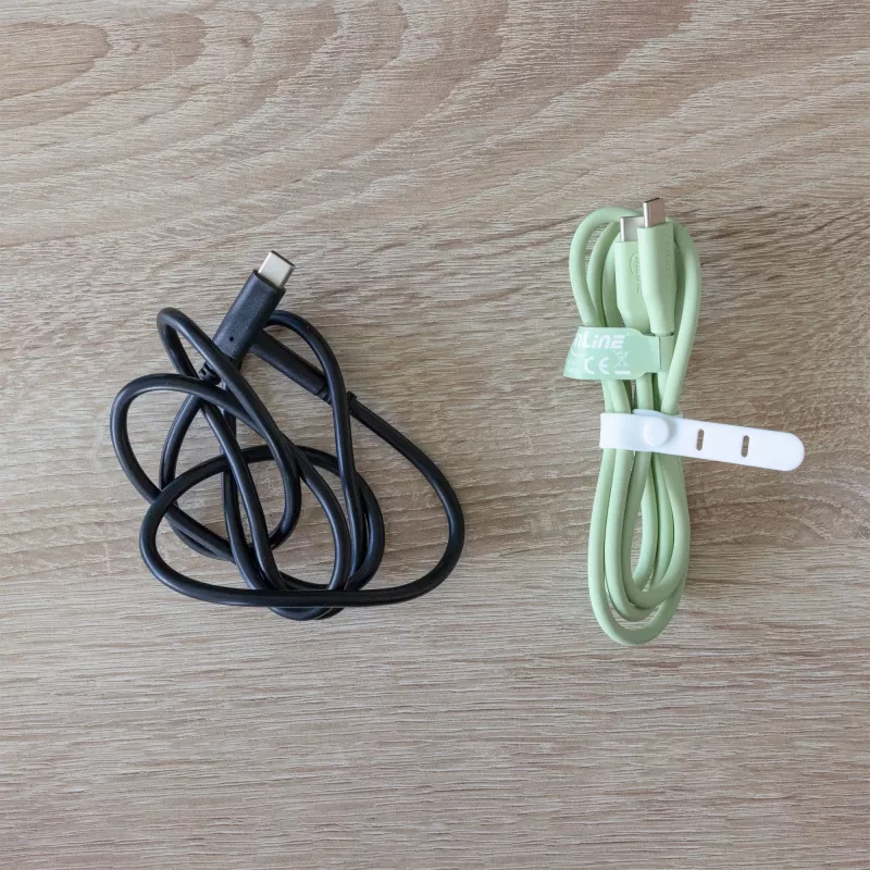 InLine 35895G USB laidas USB 2.0 0,5 m USB C žalias