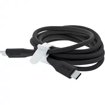 USB laidas InLine 35895 0,5 m USB C juodas USB 2.0 0,48 Gbit/s