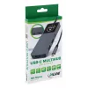USB-C sąsajų šakotuvas InLine 35392D USB 3.2 Gen 2 Type-C pagrindinis prie HDMI, USB-A, USB-C 10000 Mbit/s pilka