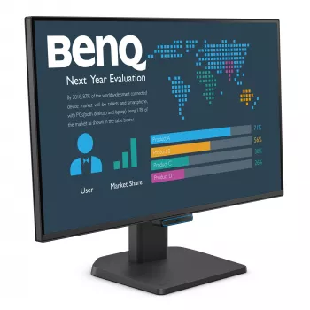 BenQ 23.8 inch 1080p FHD verslo monitorius, 60,5 cm (23,8 colio), 1920 x 1080 pikselių, Full HD, LCD, 5 ms, juoda
