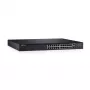 DELL N1524P valdomas L3 Gigabit Ethernet (10/100/1000) maitinimas per Ethernet (PoE) 1U juodos spalvos