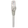 Intellinet tinklo kabelis, Cat6, 3 m, pilkas, CCA, U/UTP, PVC, RJ45, auksuoti kontaktai, nesikabinantis, su apsaugine mova, garantija visam laikui
