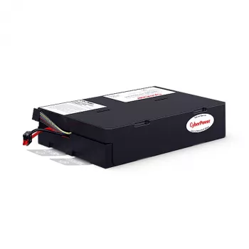 UPS baterija CYBERPOWER RBP0128 — užklijuotas švino rūgšties akumuliatorius (VRLA), 48 V, 4 vnt., 9,5 kg, juoda
