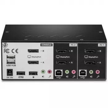 KVM jungiklis Trendnet TK-240DP Juoda