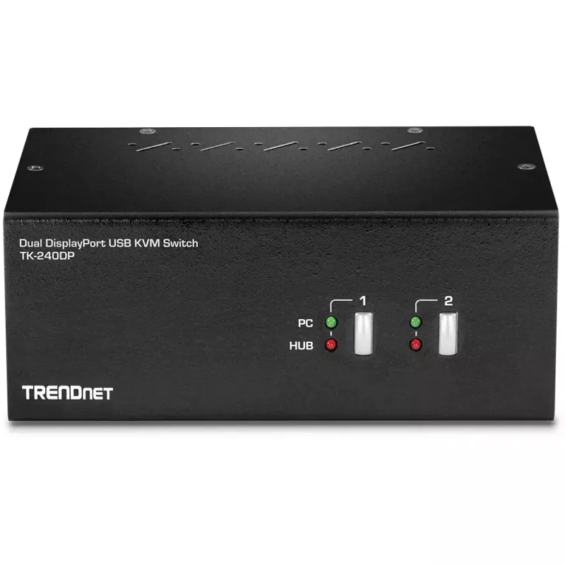KVM jungiklis Trendnet TK-240DP Juoda