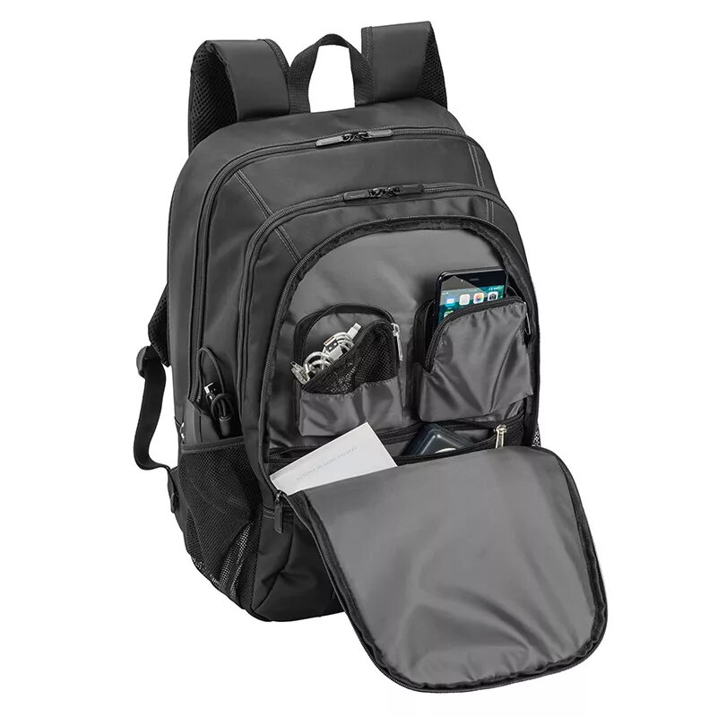 Kuprinė PEDEA First One 45 cm (17,7 col.) juoda pilka