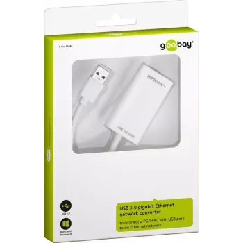 USB 3.0 Gigabit Ethernet tinklo keitiklis Goobay 95442