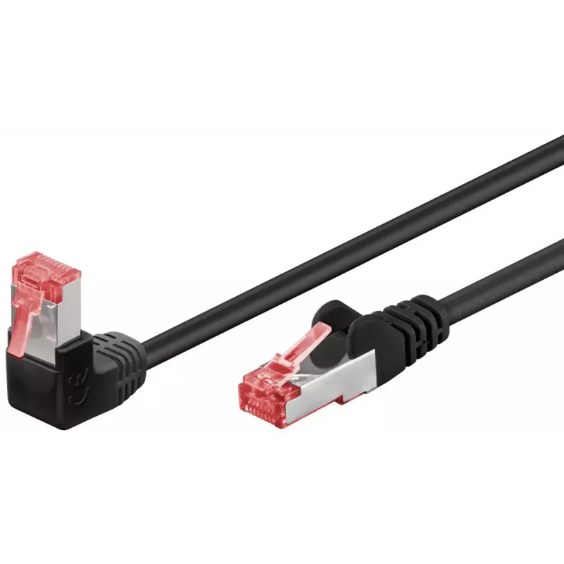 Tinklo kabelis Goobay 51545 Juodas 3 m Cat6 S/FTP