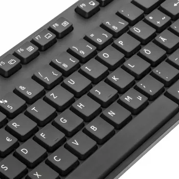 Targus AKB30DE klaviatūra Namams USB QWERTZ vokiečių Juoda